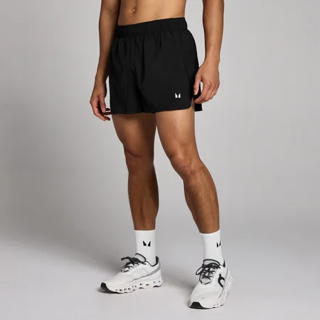 Męskie spodenki o wewnętrznej długości nogawki ok. 8 cm z kolekcji Training MP – czarne