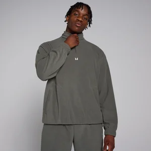 Męska bluza polarowa z suwakiem ¼ z kolekcji MP – Gun Metal - Size XS