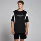 Męski kontrastujący T-shirt oversize z kolekcji Tempo Retro MP – czarny