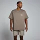 Męski T-shirt oversize z nadrukiem graficznym z kolekcji Health & Wellness MP – Espresso