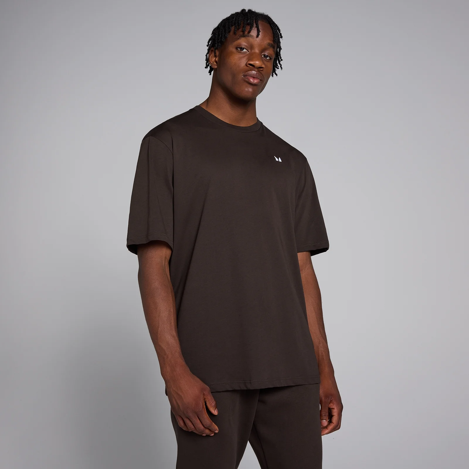 Męski T-shirt oversize z kolekcji Rest Day MP – Coffee - L Obraz 1
