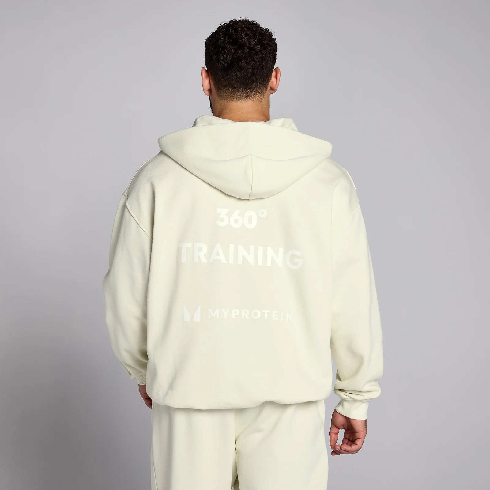 Męska bluza hybrydowa z kapturem i suwakiem ¼ z kolekcji Tempo MP – Barley Green - XS Obraz 1