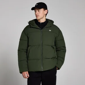 Męska krótka kurtka puchowa z kolekcji MP – Forest Green - Size XXL