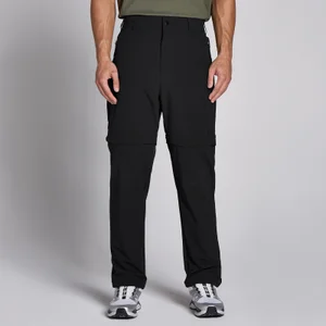 Męskie spodnie/spodenki trekkingowe 2 w 1 z kolekcji Lifestyle MP – czarne - Size XS
