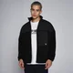Męski hybrydowy polar z kolekcji Lifestyle MP – czarny