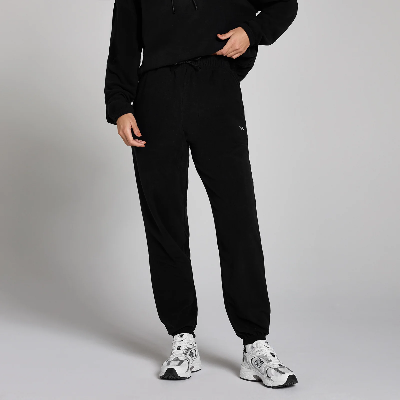 Damskie joggery polarowe z kolekcji MP – czarne - XS Obraz 1