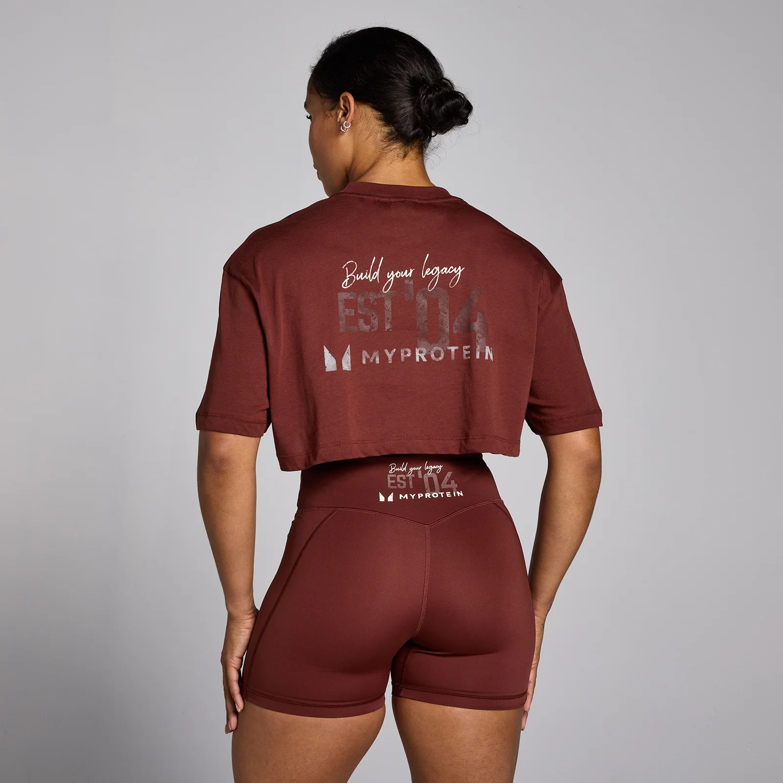 Damski krótki T-shirt z kolekcji Origin Graphic MP – Firebrick - XS Obraz 1