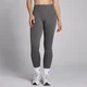 Damskie bezszwowe legginsy z waflowej tkaniny z kolekcji Lifestyle MP – Gunmetal