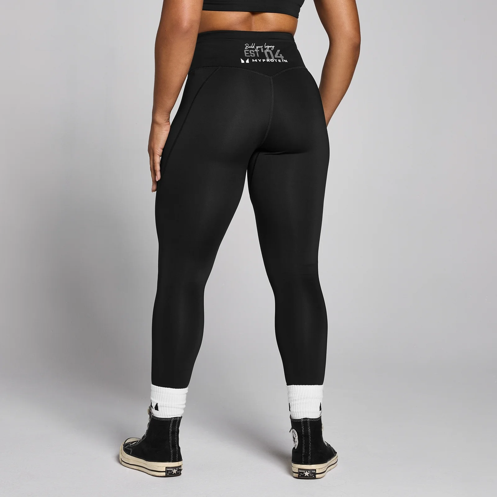 Damskie legginsy treningowe z kolekcji Origin Graphic MP – czarne - XS Obraz 1