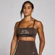 Damski stanik sportowy z kolekcji Origin Graphic MP – Coffee