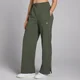 Damskie joggery o prostych nogawkach z kolekcji Tempo Graphic MP – Dark Olive