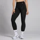 Damskie bezszwowe legginsy z kolekcji Tempo Linear MP – czarne