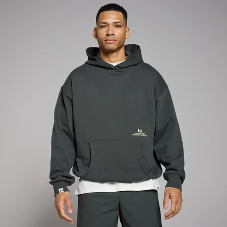 Bluza oversize z kapturem z kolekcji Lifestyle MP – Washed Black