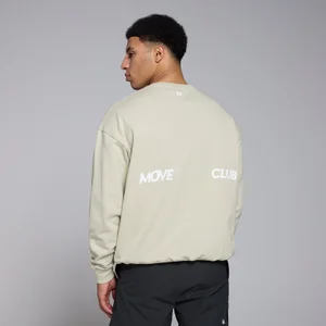 Męska bluza oversize z kolekcji Tempo Graphic MP – Salt Grey - Size XXL