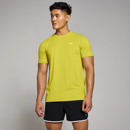 Męski T-shirt z lamówką z kolekcji Tempo MP – Digital Green