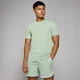 Męski T-shirt z lamówką z kolekcji Tempo MP – Frost Green