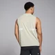 Męska koszulka oversize bez rękawów z kolekcji Tempo Graphic MP – Salt Grey