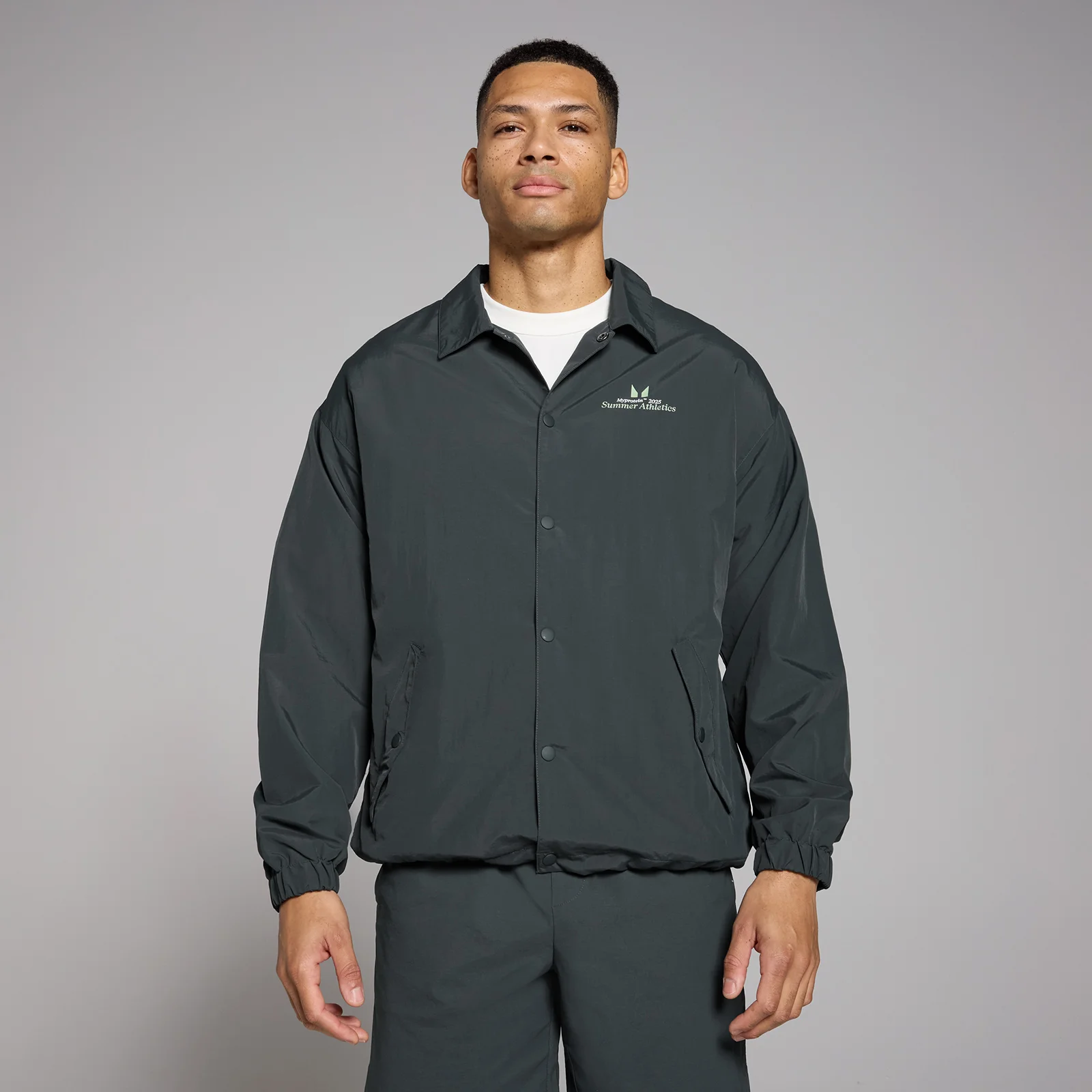 Męska dzianinowa kurtka z kolekcji Lifestyle MP – Washed Black - XS Obraz 1