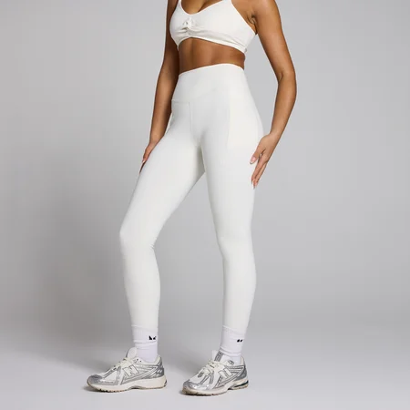 Damskie legginsy treningowe z kolekcji Lifestyle MP – Natural Cotton
