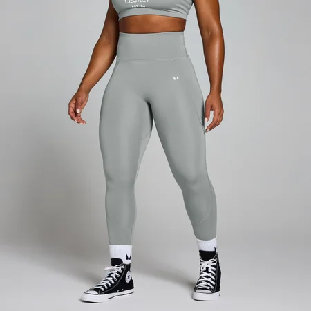 Damskie legginsy treningowe z kolekcji Origin Graphic MP – Fossil Grey