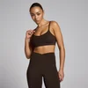 Damski stanik sportowy z kolekcji Tempo MP – Coffee