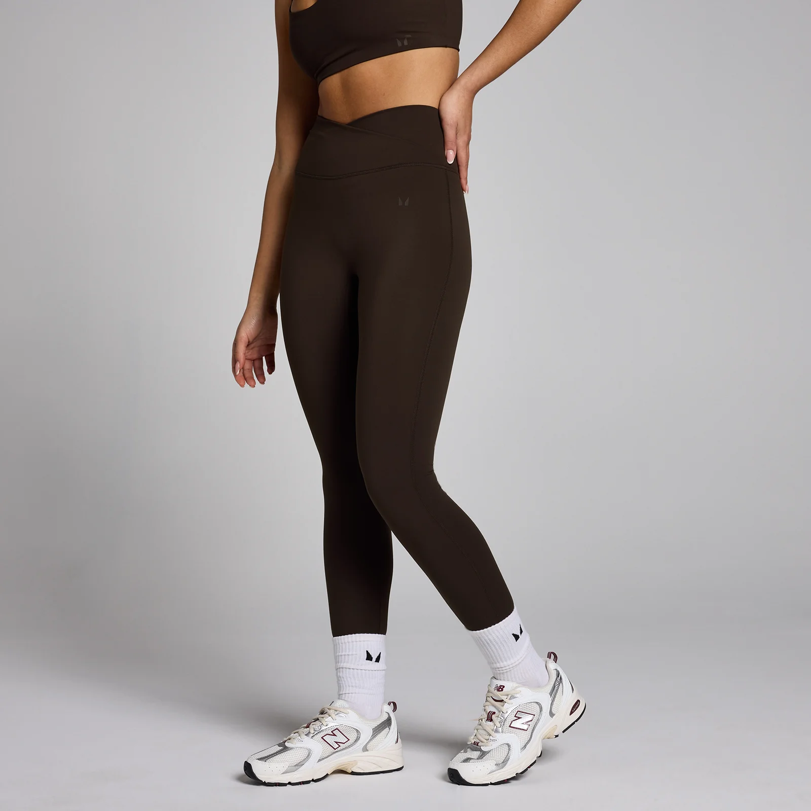 Damskie legginsy z kolekcji Tempo MP – Coffee - L Obraz 1