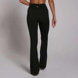 Damskie legginsy z rozszerzanymi nogawkami z kolekcji Tempo MP – czarne - Size S