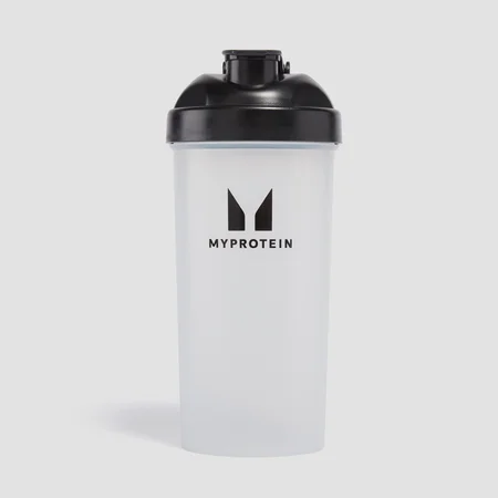 Plastikowy shaker Myprotein – przezroczysty/czarny
