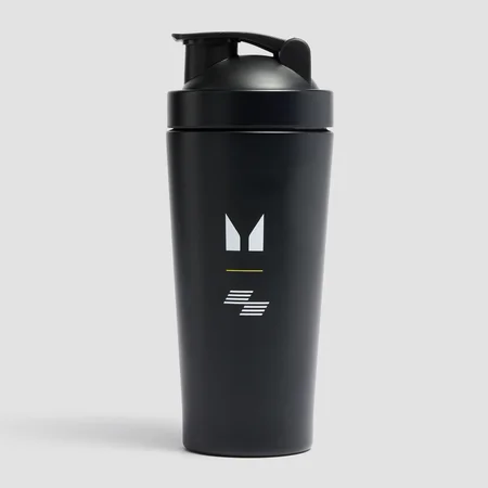 Shaker Myprotein Hyrox z metalu z recyklingu – czarny