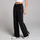 Damskie joggery z tkaniny frotte z kolekcji Lifestyle MP – czarne