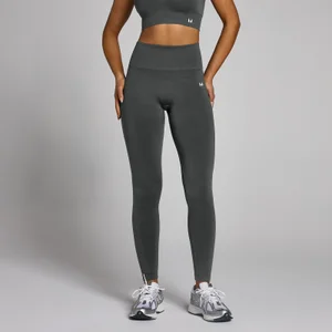 Damskie bezszwowe legginsy z kolekcji Tempo MP – Night Grey - Size S
