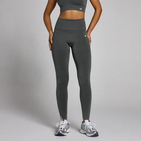 Damskie bezszwowe legginsy z kolekcji Tempo MP – Night Grey