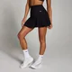 Damska spódniczka tenisowa ze spodenkami z kolekcji Tempo MP – czarna