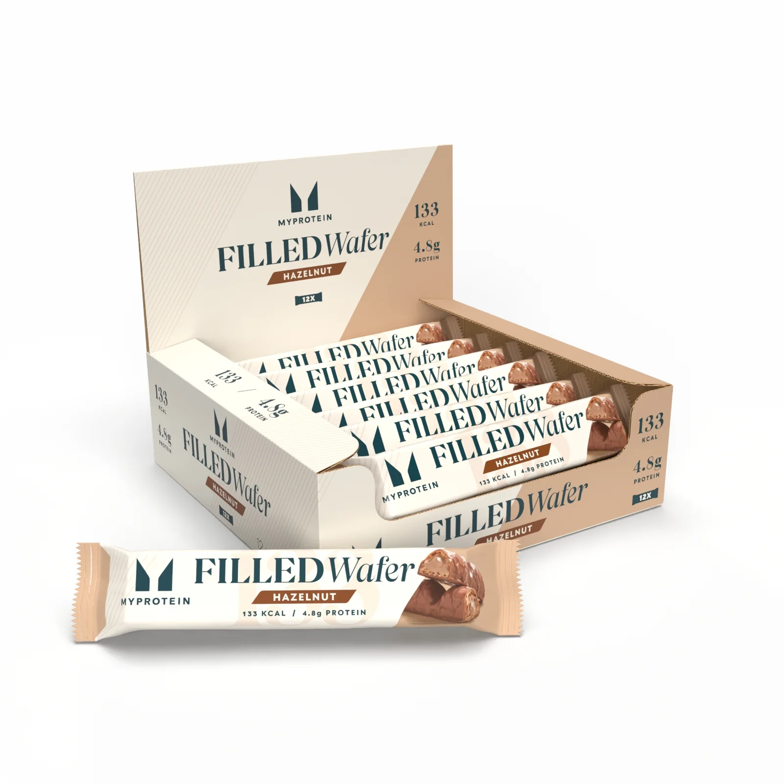 Filled Wafer - 12x24g - Hazelnut Obraz 1