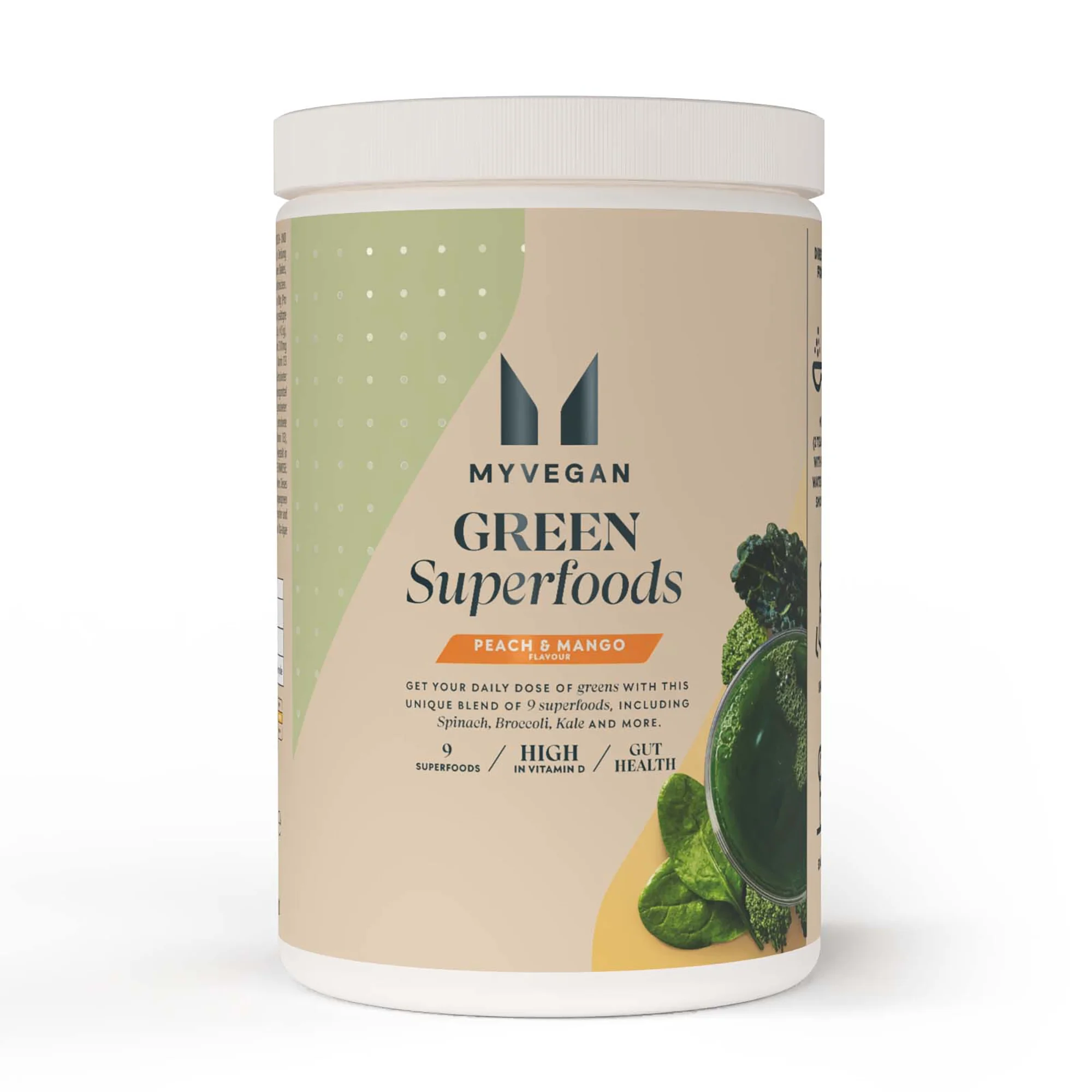 Green Superfoods - 50Porcja - Brzowskwina i Mango Obraz 1