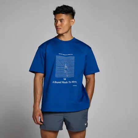 T-shirt z kolekcji Swim Graphic MP – True Blue