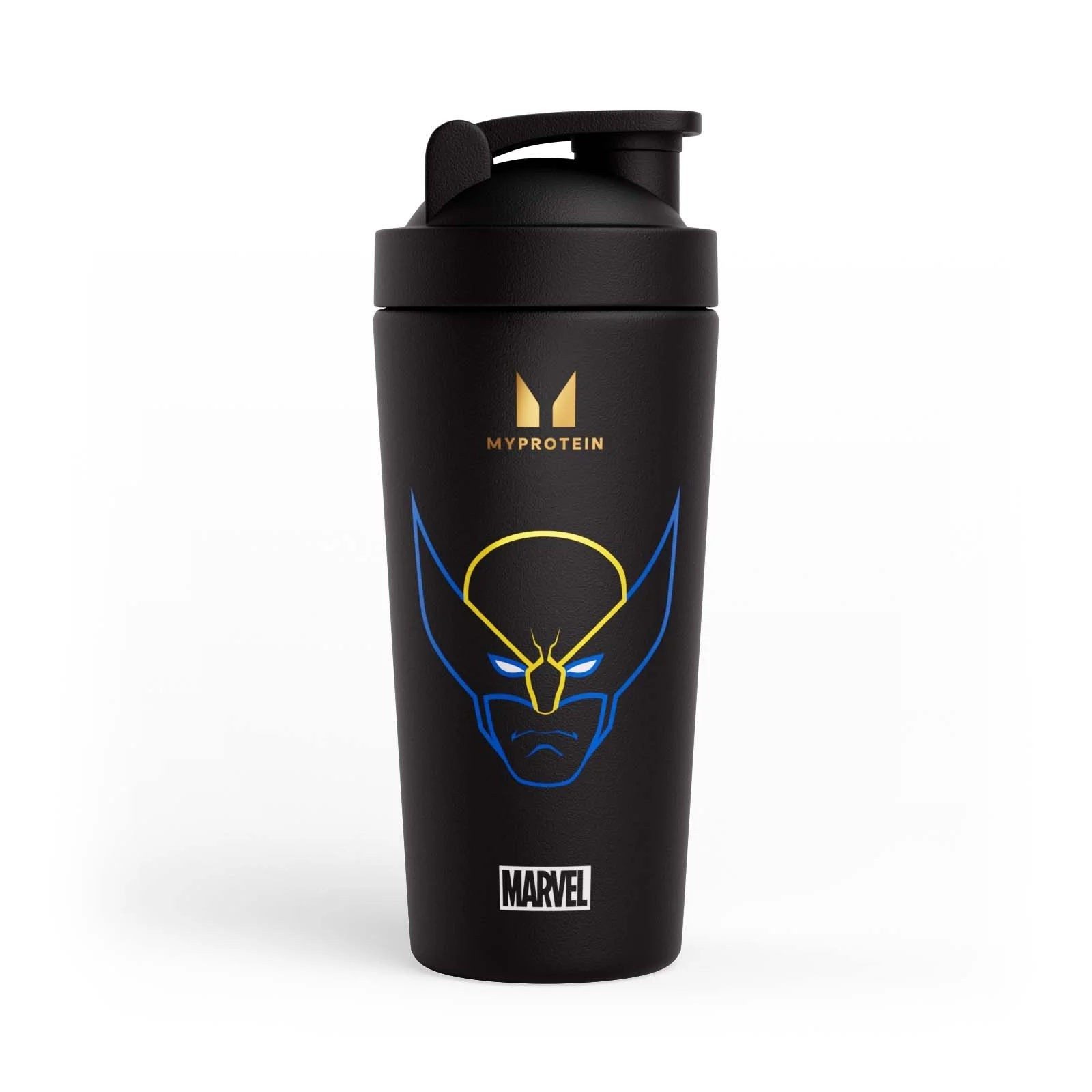 Shaker Myprotein Wolverine z metalu z recyklingu – czarny Obraz 1