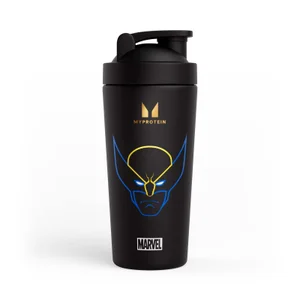 Shaker Myprotein Wolverine z metalu z recyklingu – czarny - Option Wolverine