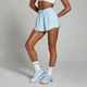 Damskie zwiewne spodenki 2 w 1 z kolekcji Tempo MP – Baby Blue