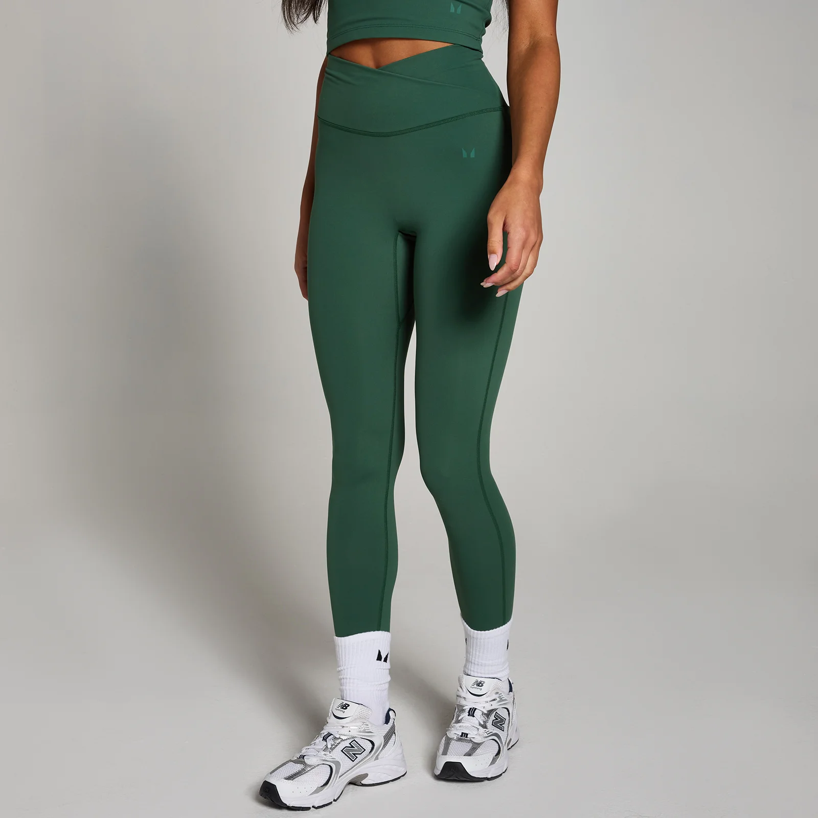 Damskie legginsy z kolekcji Tempo MP – Racing Green - XS Obraz 1