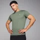 Męski T-shirt treningowy z kolekcji Grid MP – Light Khaki