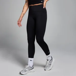 Damskie legginsy z kieszeniami z kolekcji Active MP – czarne - Size XS