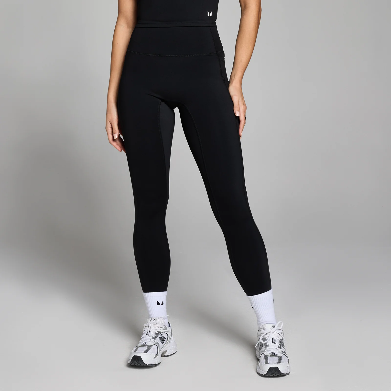 Damskie Legginsy MP Active z Kieszeniami - Czarny - XS Obraz 1