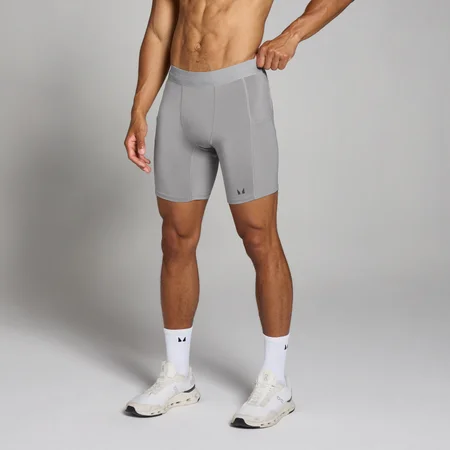 Męskie spodenki bazowe z kolekcji Tempo MP – Stone Grey