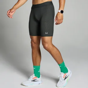 Męskie spodenki bazowe z kontrastowym prążkowaniem z kolekcji Velocity MP – czarne - Size XS