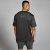 Męski siateczkowy T-shirt treningowy o kroju oversize z kolekcji Tempo MP – Night Grey