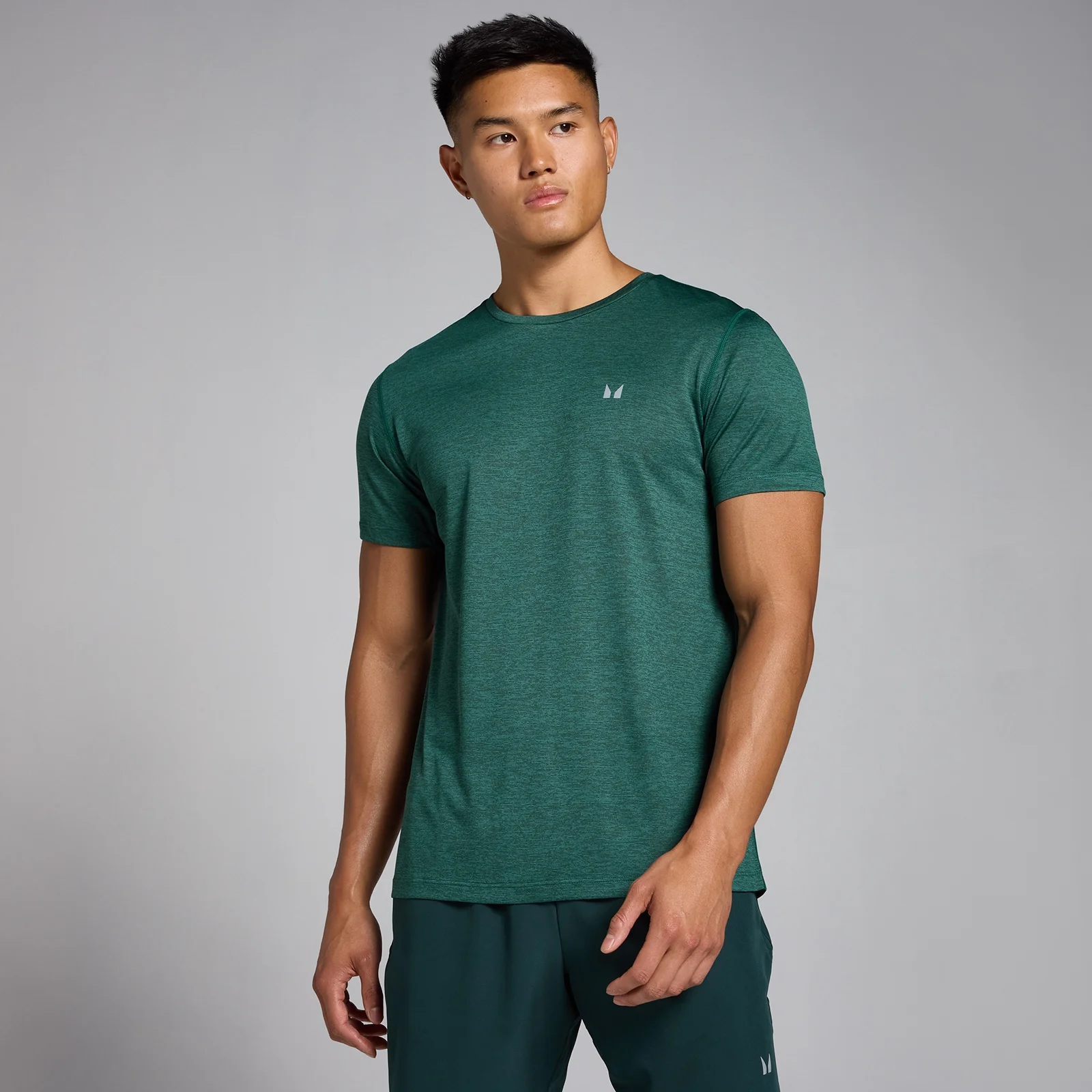 Męski melanżowy T-shirt z kolekcji Tempo MP – Deep Green - S Obraz 1