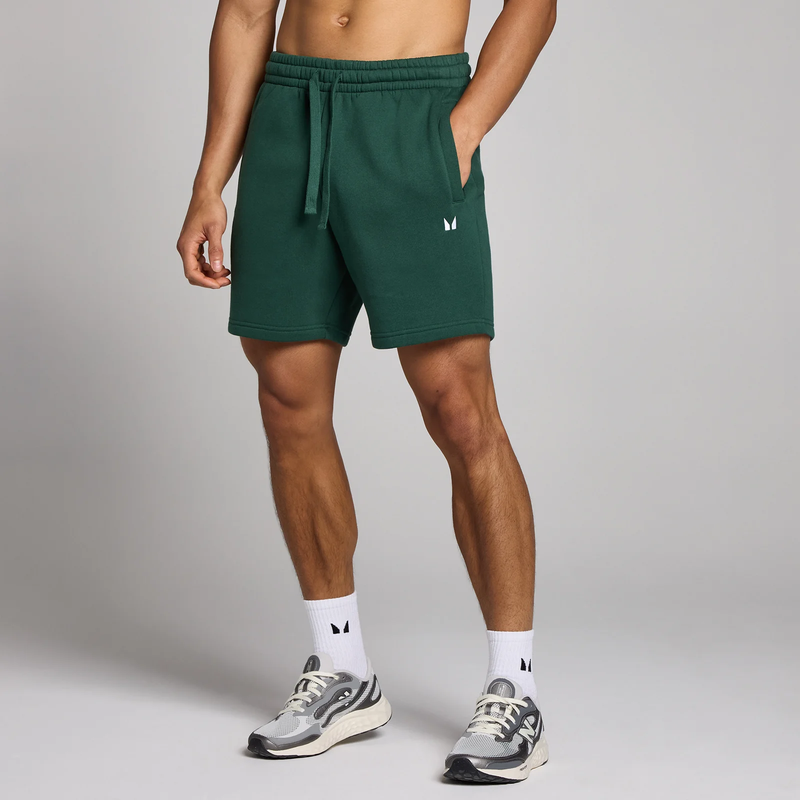 Męskie spodenki dresowe z kolekcji Rest Day MP – Racing Green - XS Obraz 1