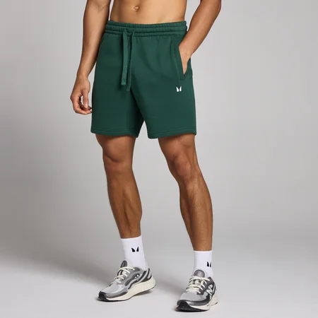 Męskie spodenki dresowe z kolekcji Rest Day MP – Racing Green