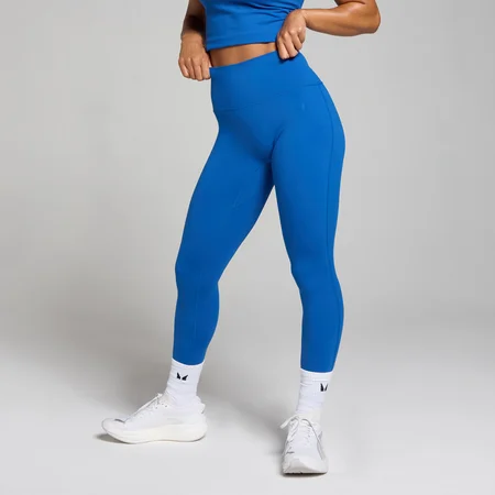 Damskie legginsy z wysokim stanem z kolekcji Tempo MP – True Blue